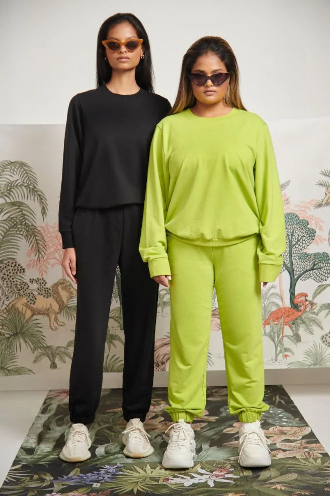 Bamboo Terry Green Travel Jogger Set - Image 7