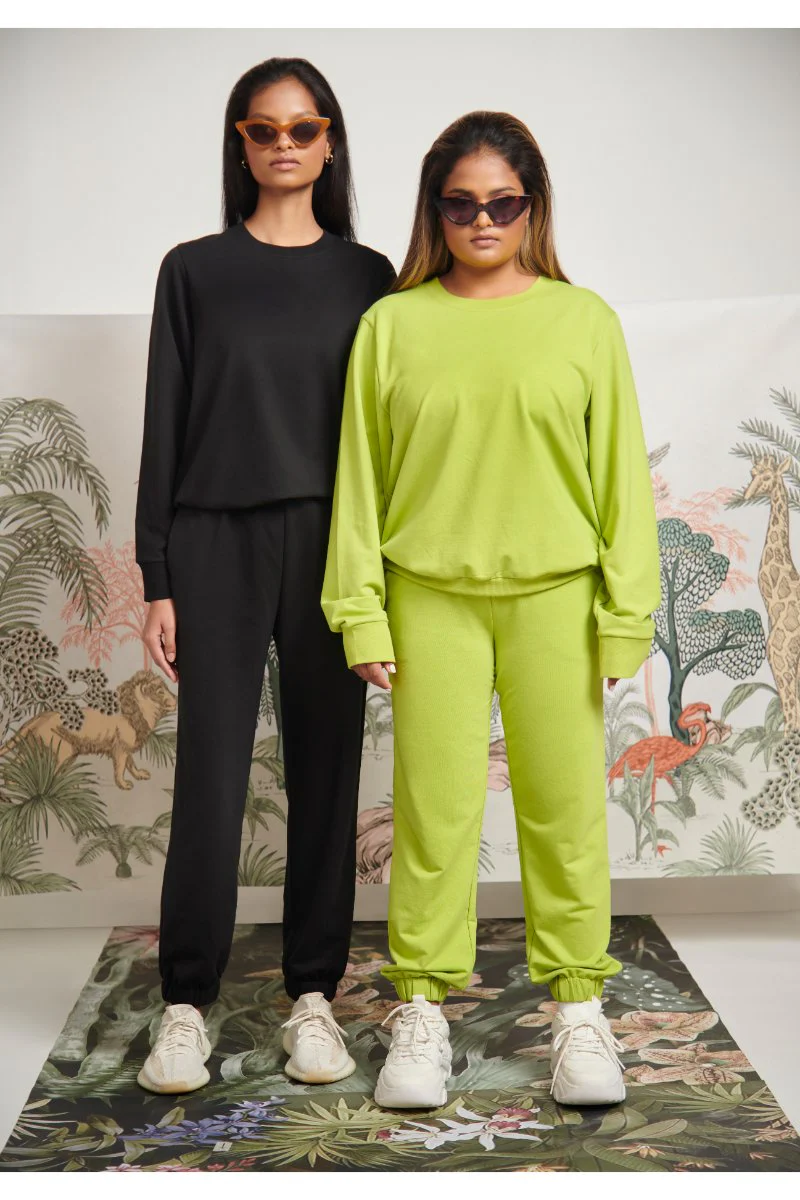 Black Bamboo Terry Sweatshirt - Image 6