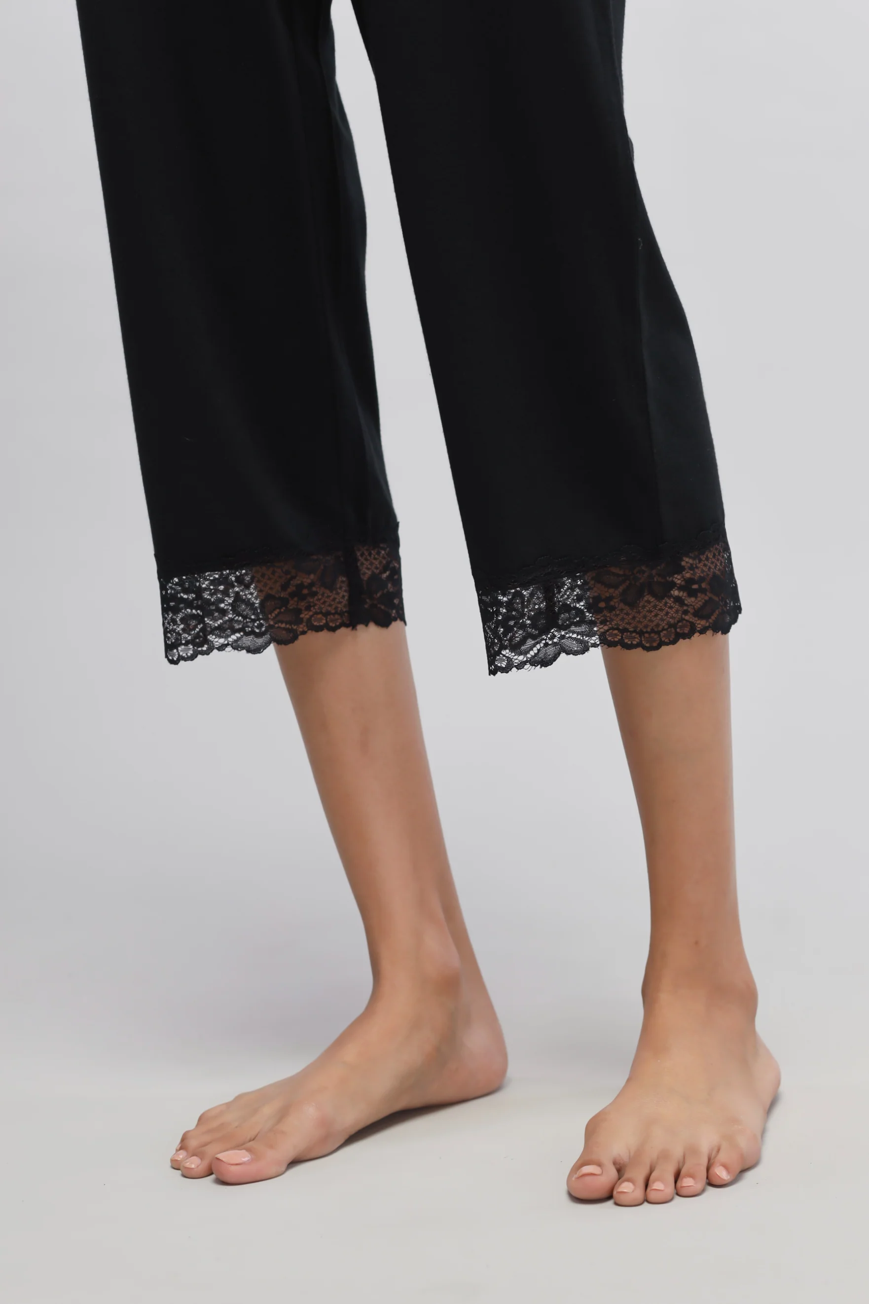 Delicate Black Lace Capri - Image 6