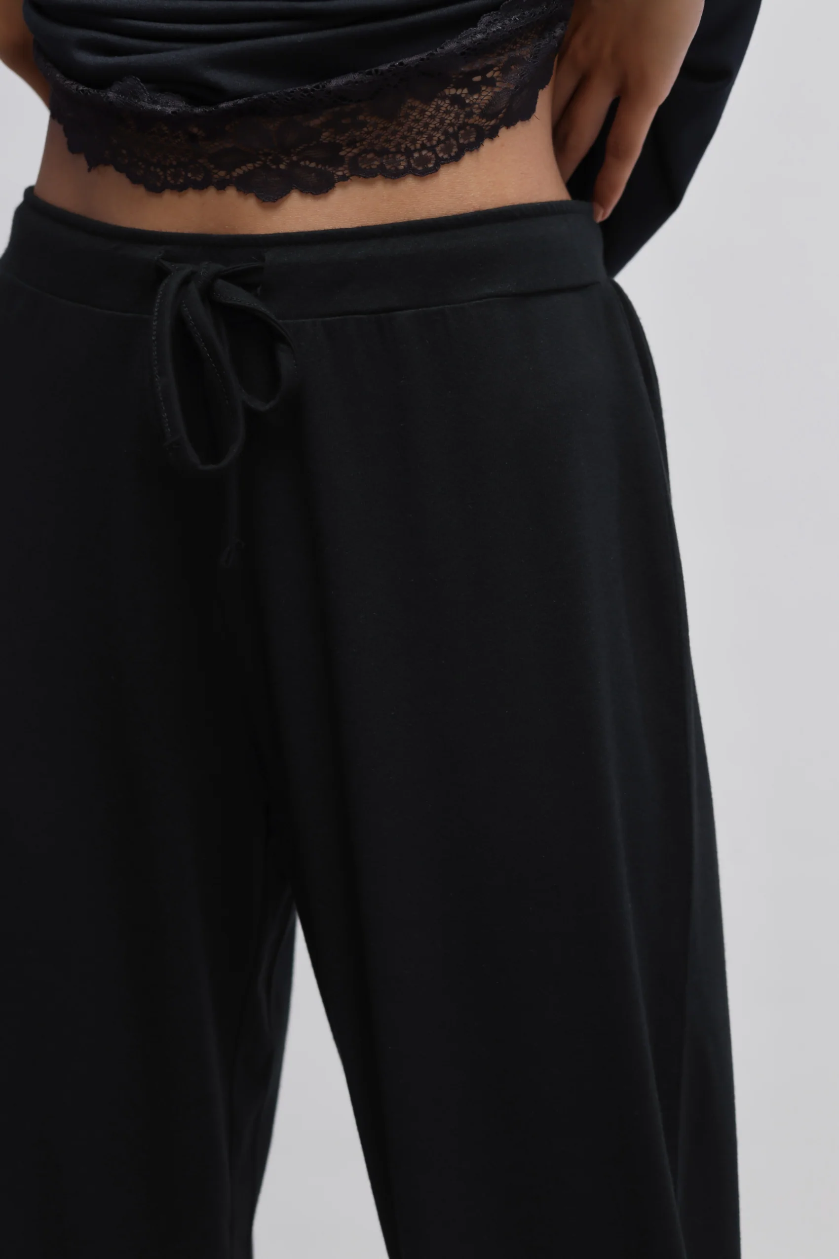 Delicate Black Lace Capri - Image 7