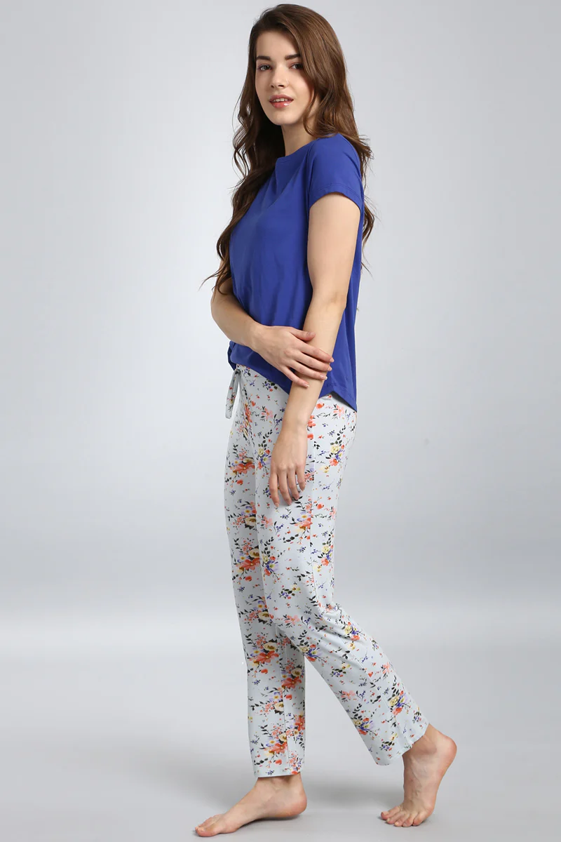 Delicate Floral Pajama Set - Image 4