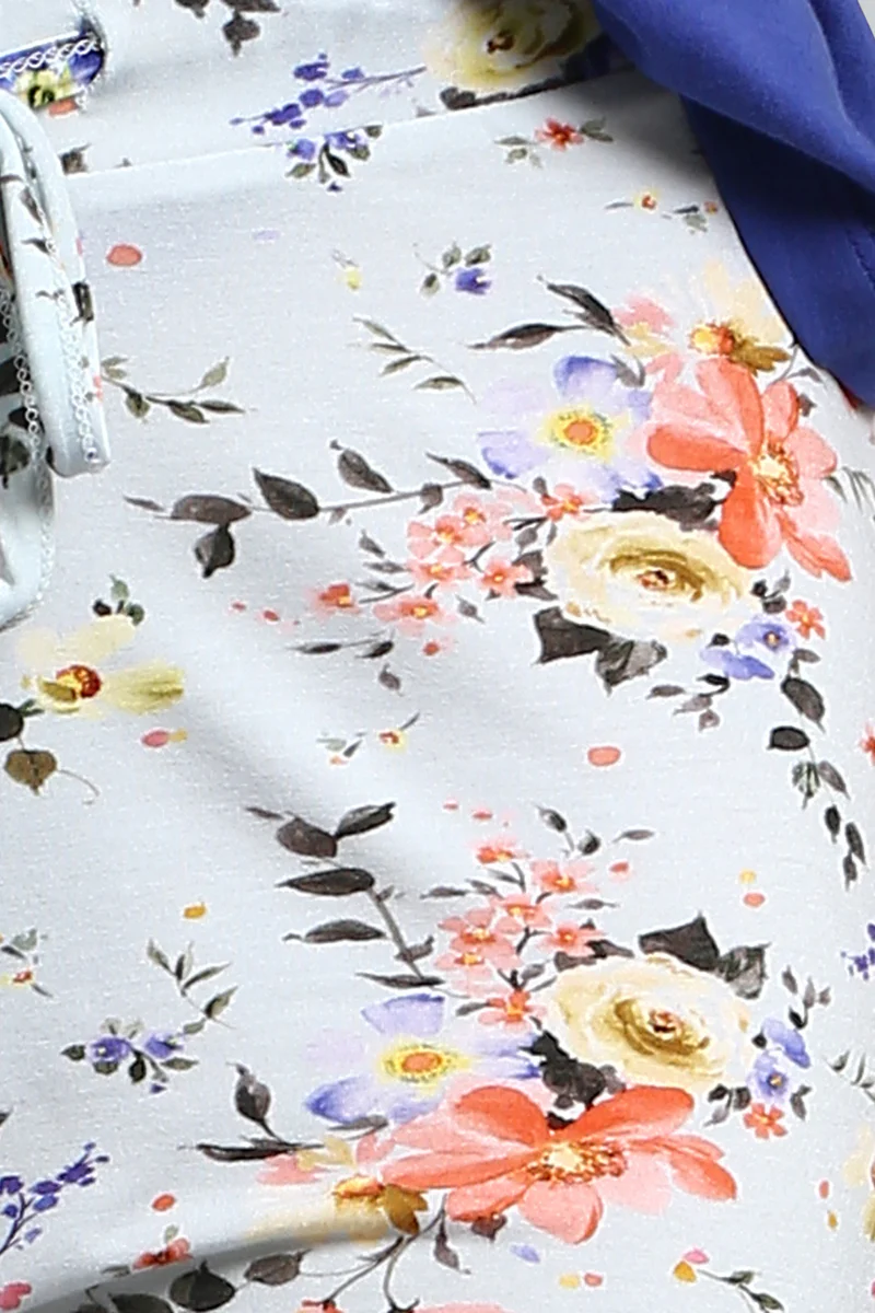 Delicate Floral Shorts Set - Image 5