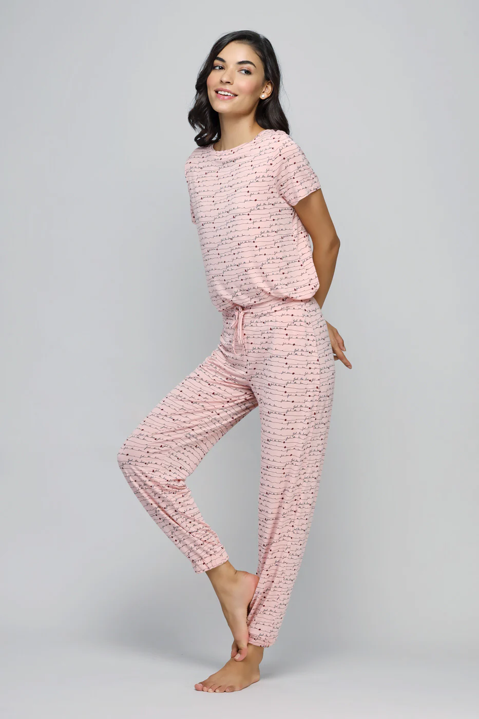 Feel The Love Cuff Pajamas - Image 5
