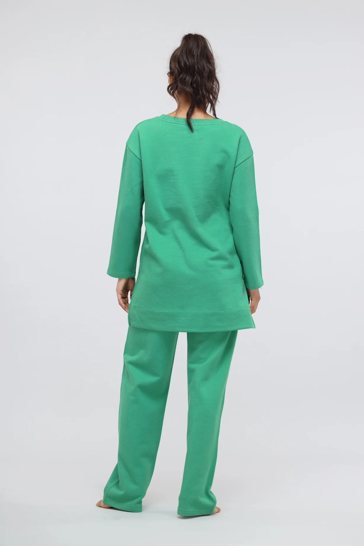 Green Bee Terry Long Pullover - Image 6