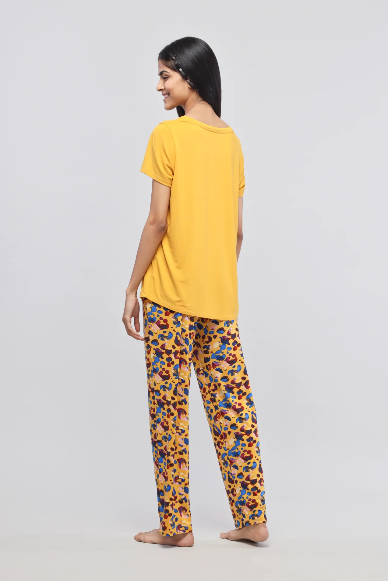 Leopard Print Pajama Set - Image 4