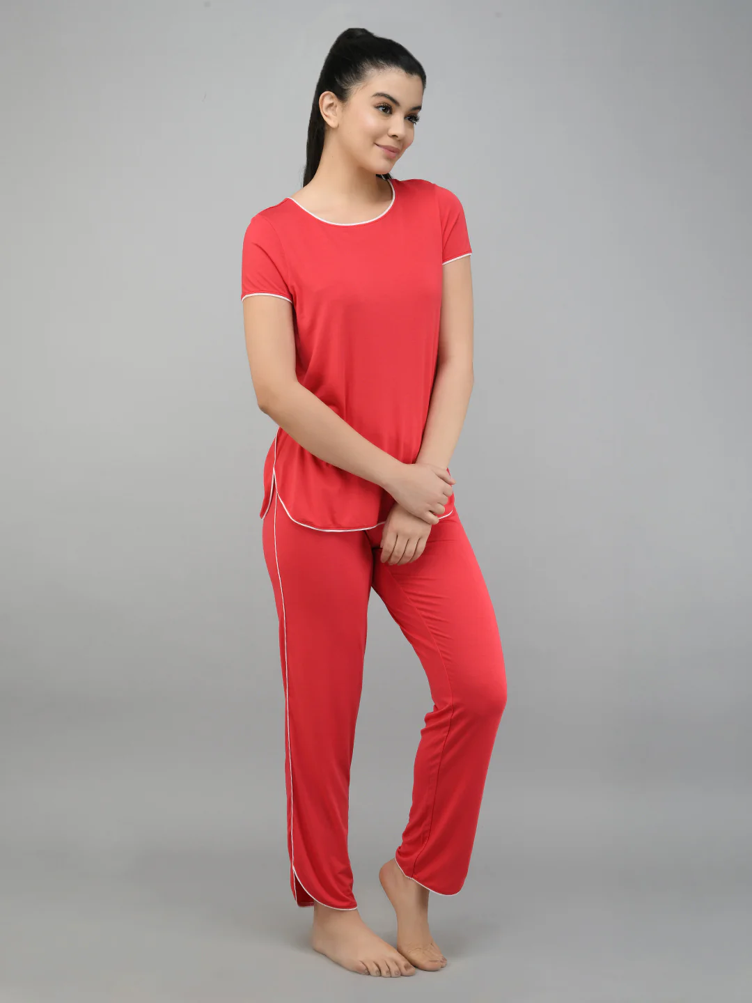 Love Red Piping Pajamas - Image 5