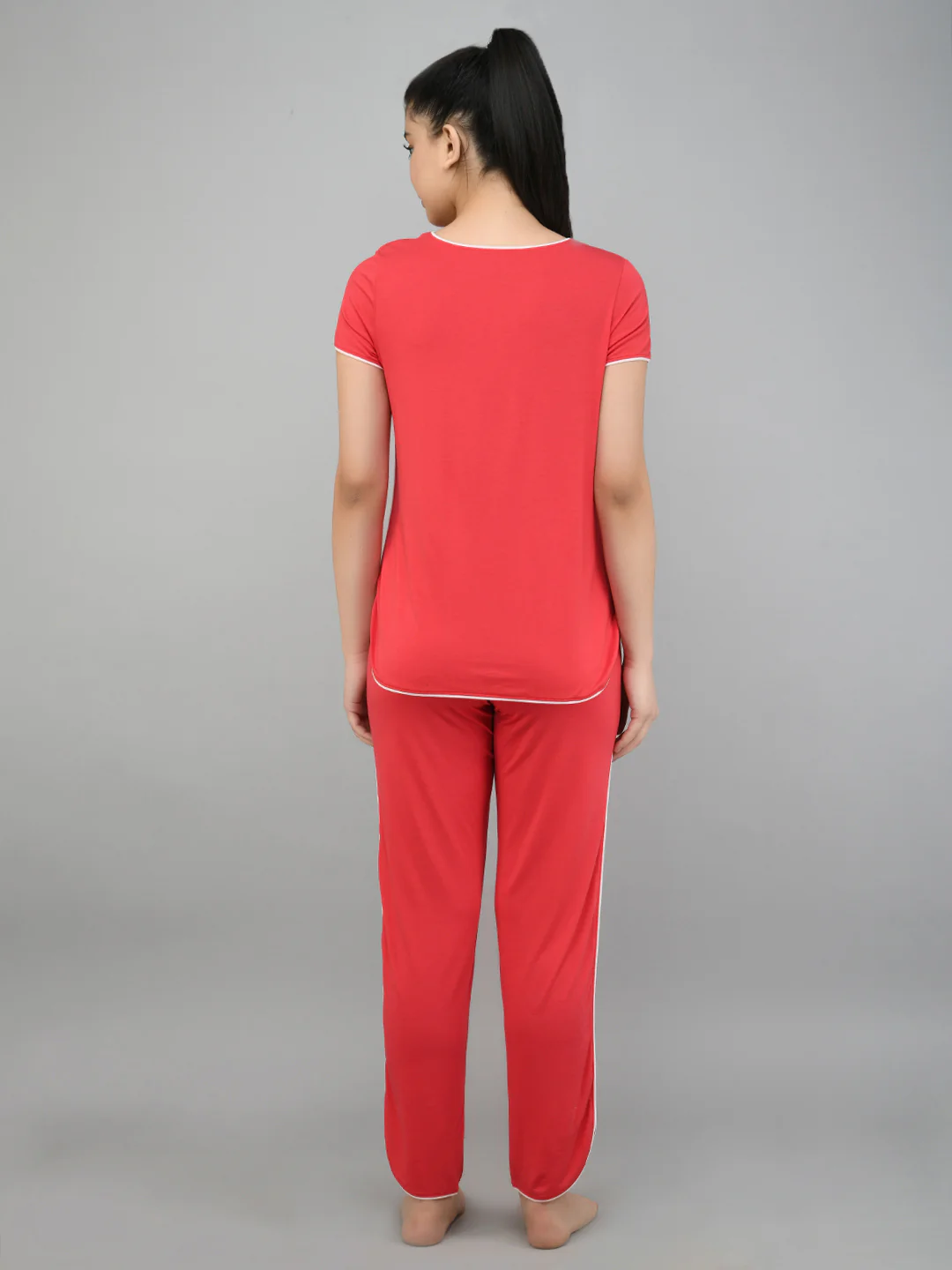 Love Red Piping Pajamas - Image 6