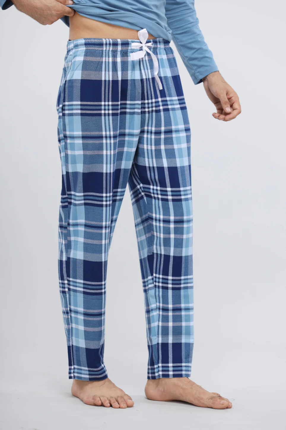 Men's Plaid flannel Pajama Set - Image 9
