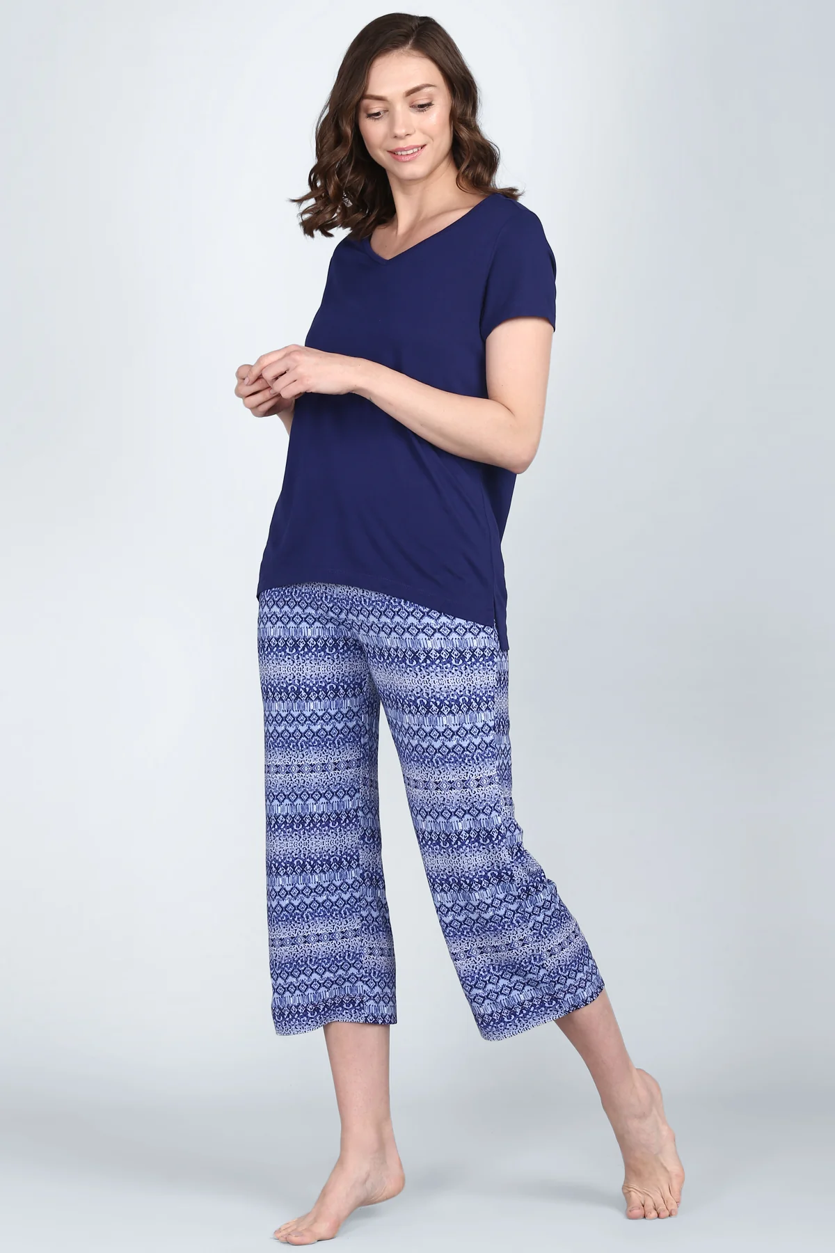 Royal Blue V-Neck Top - Image 6