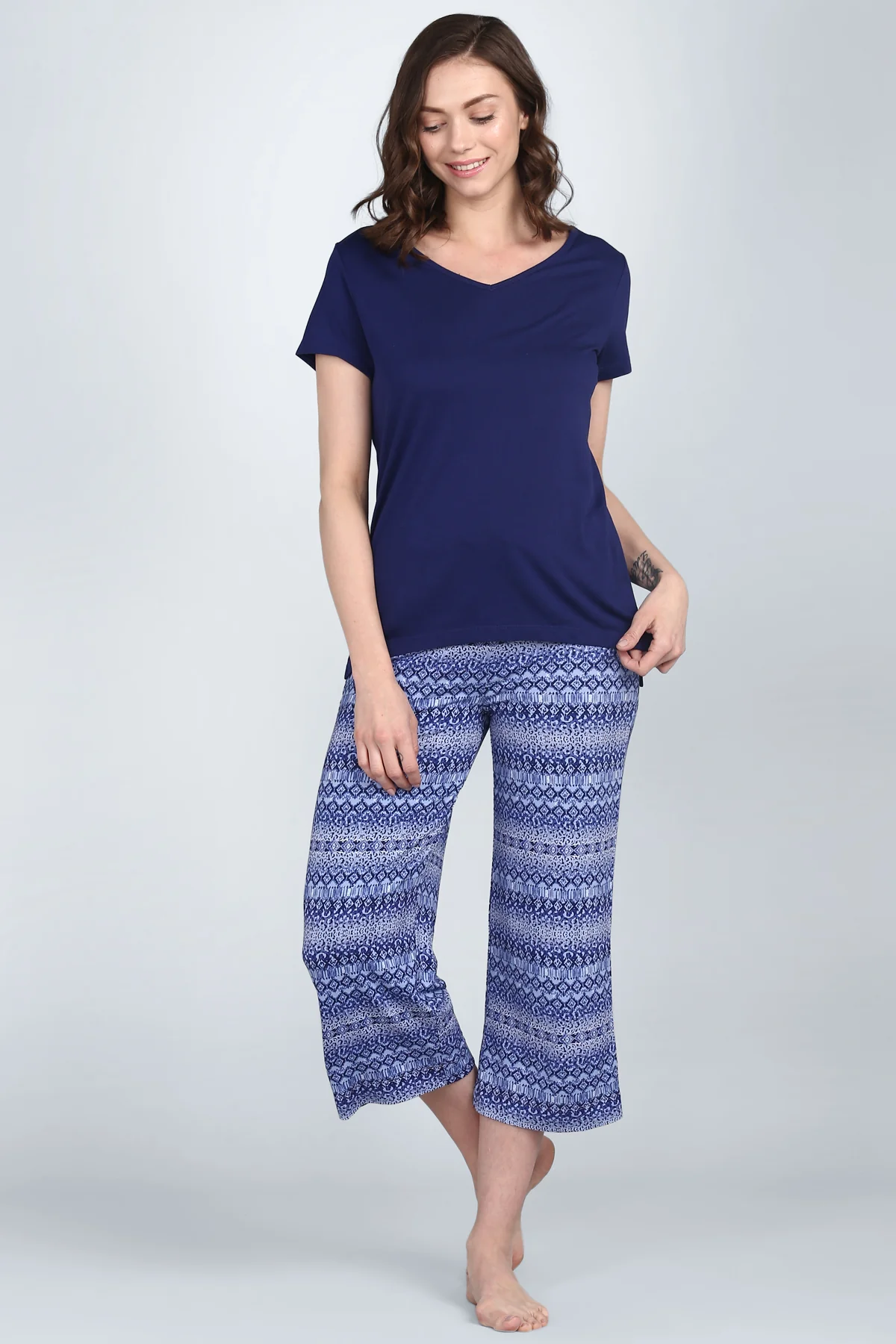 Royal Blue V-Neck Top - Image 7