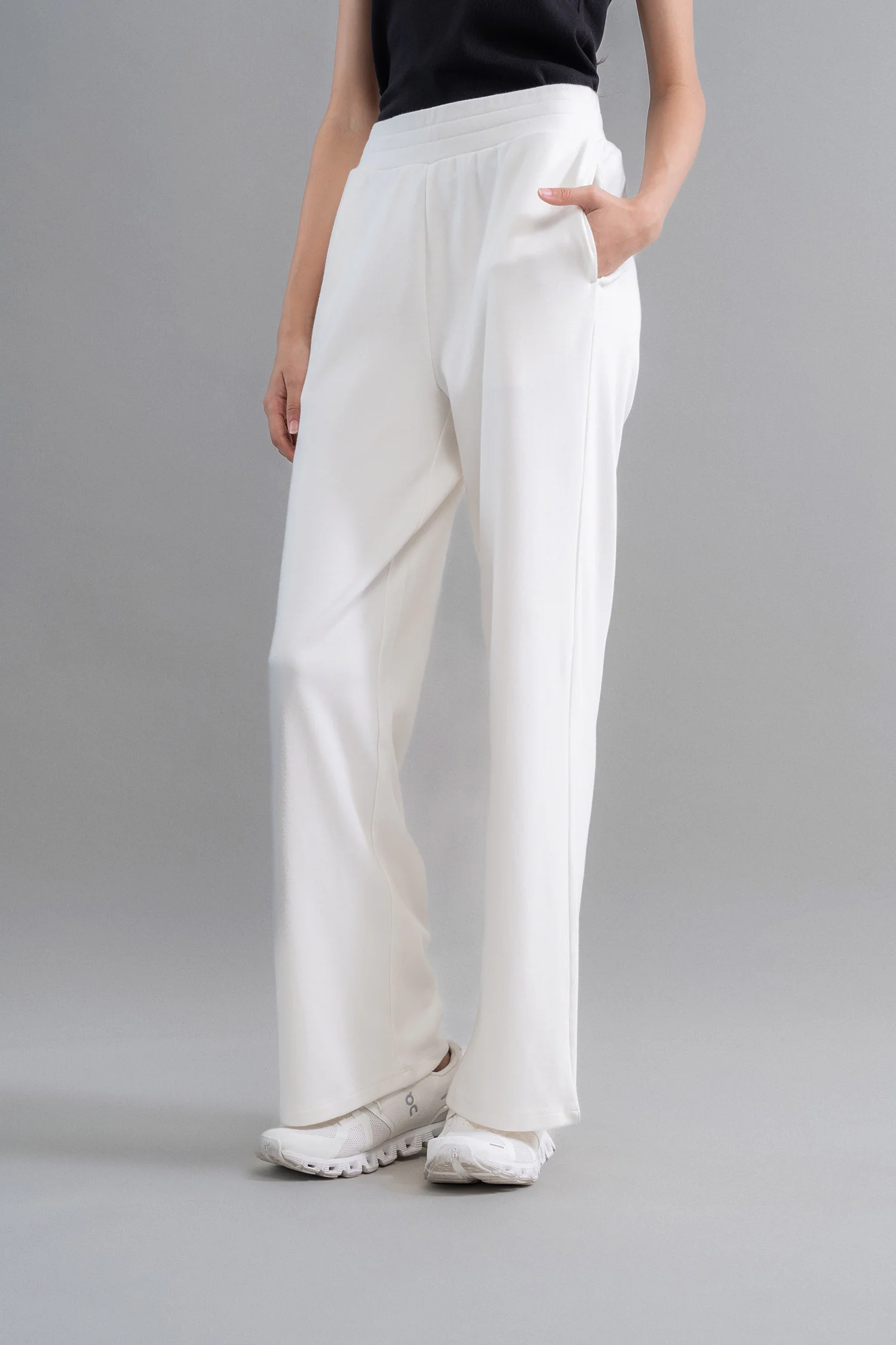 Snugknit® Ivory Flared Pant With Tank Top - Image 7