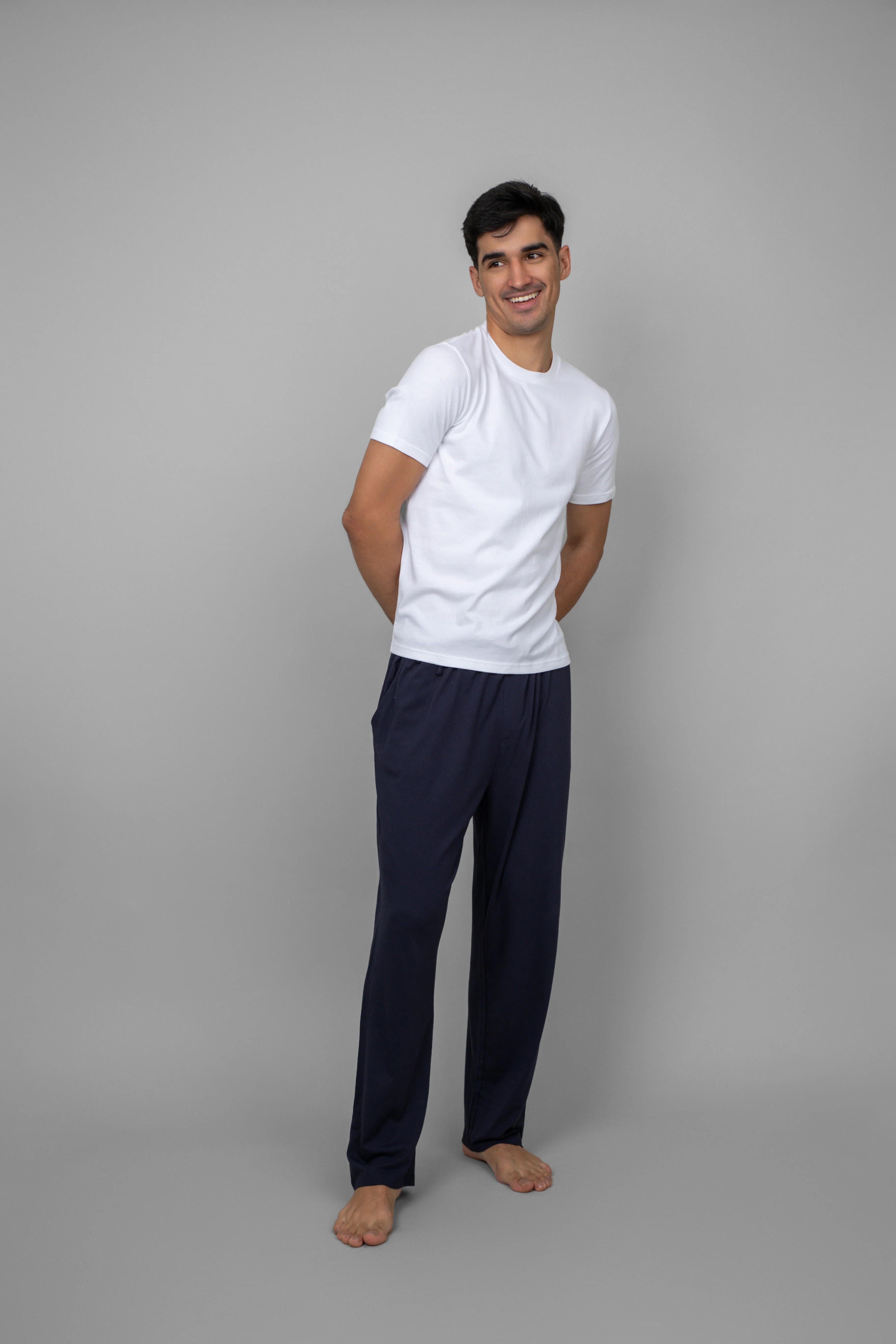 White Men's Essential T-shirt - Image 3